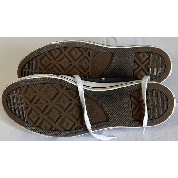 Converse Navy and White Men's Shoes - Picture 7 of 9